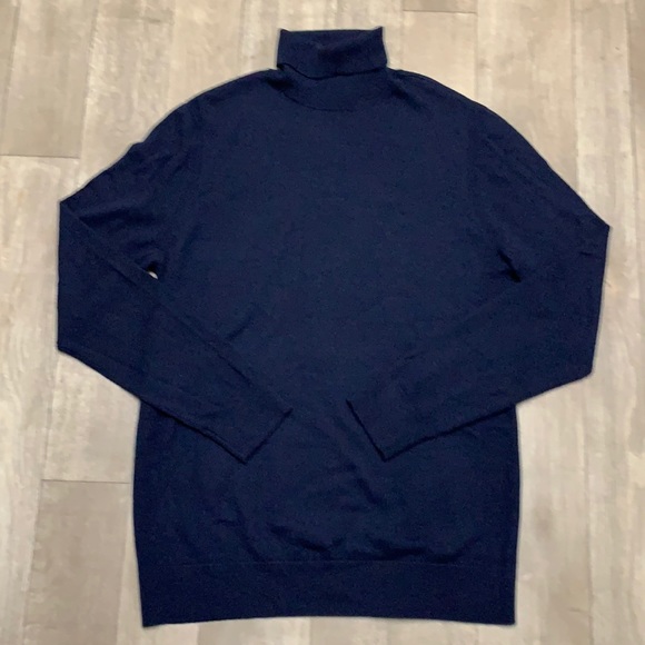 Express Other - Mens NWOT Express Merino Wool Turtleneck Longsleeve Lightweight Sweater